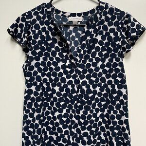 Calvin Klein polka dot blouse